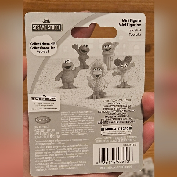 Sesame Street Mini Figures Big Bird Elmo Oscar Cookie Monster Cake Topper - Picture 5 of 7